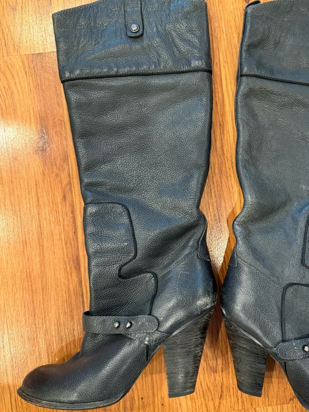 Sam Edelman Naharra boot - Graphite Leather size 6.5
